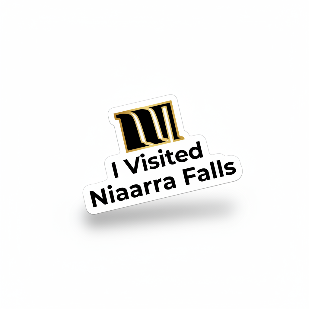 I Visited Niagara Falls — Souvenir Sticker — Niagara Falls Souvenir