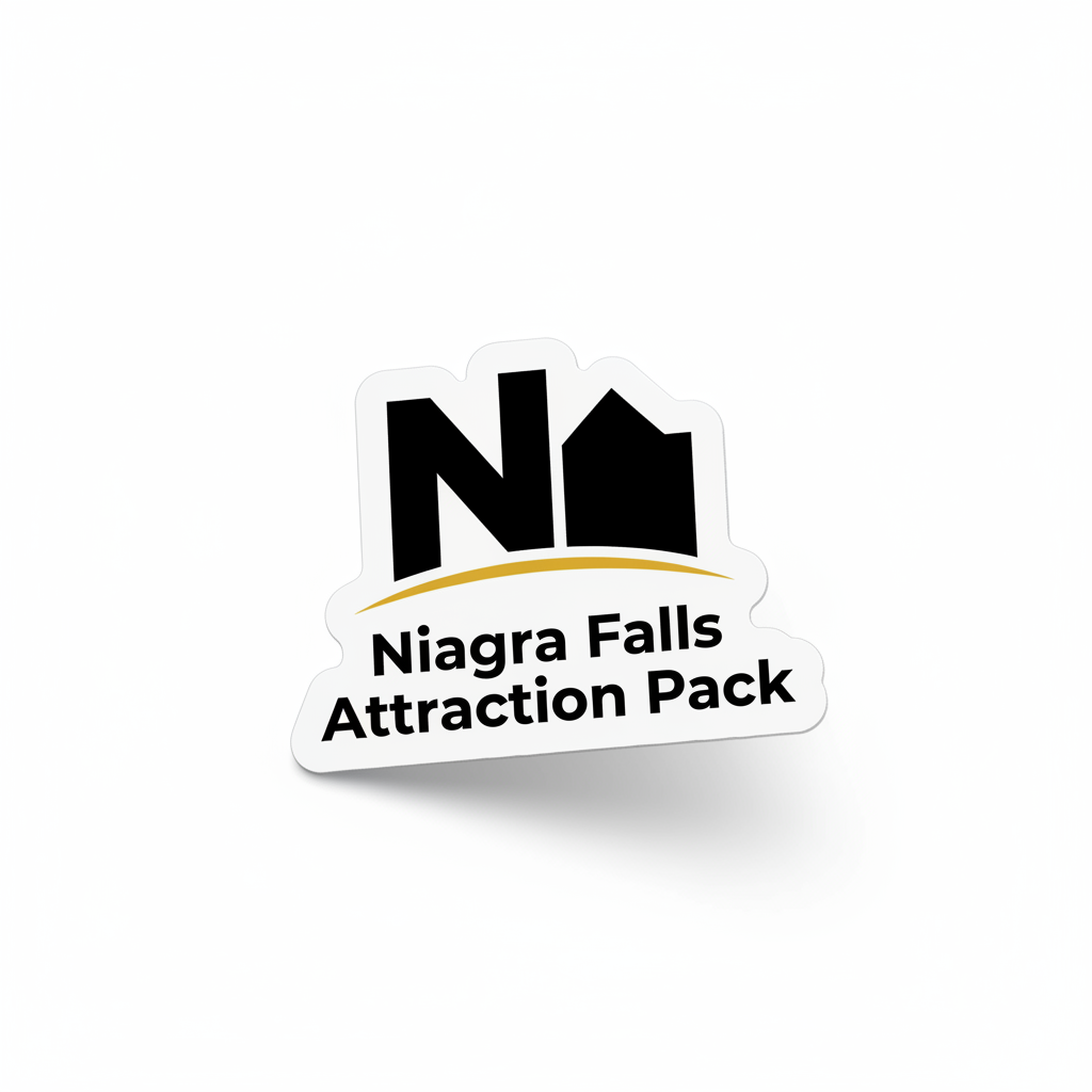 Niagara Falls Attraction Sticker Pack — Niagara Falls Souvenir