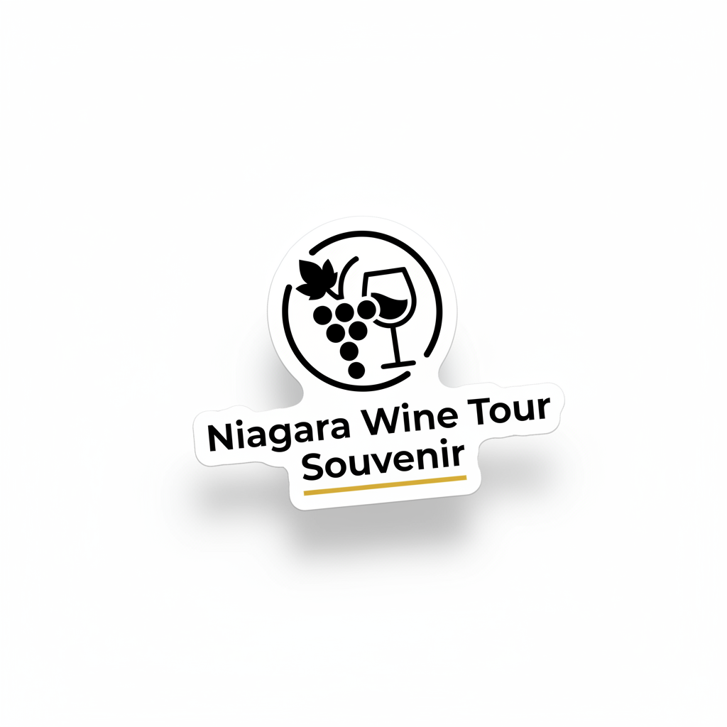 Niagara Wine Tour Souvenir Sticker — Niagara Falls Souvenir